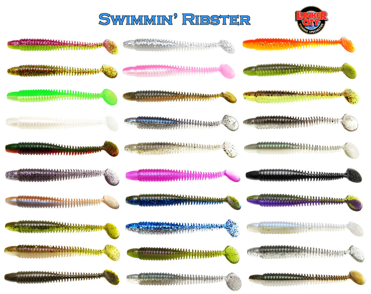 Lunker City Swimmin Ribster 10cm